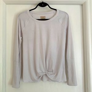 Chaser Long Sleeve Twist-tie Top
